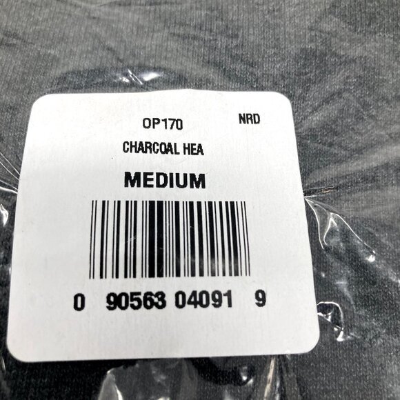 Hanes Men's Hoodie with Kangaroo Pockets Medium Heather Gray Sweatshirt NWT NEW - Picture 3 of 3